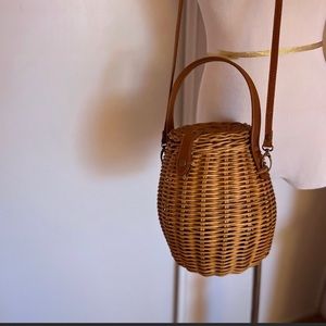 Rattan purse